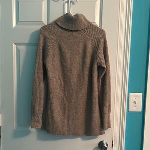 LOFT Taupe Turtleneck Sweater